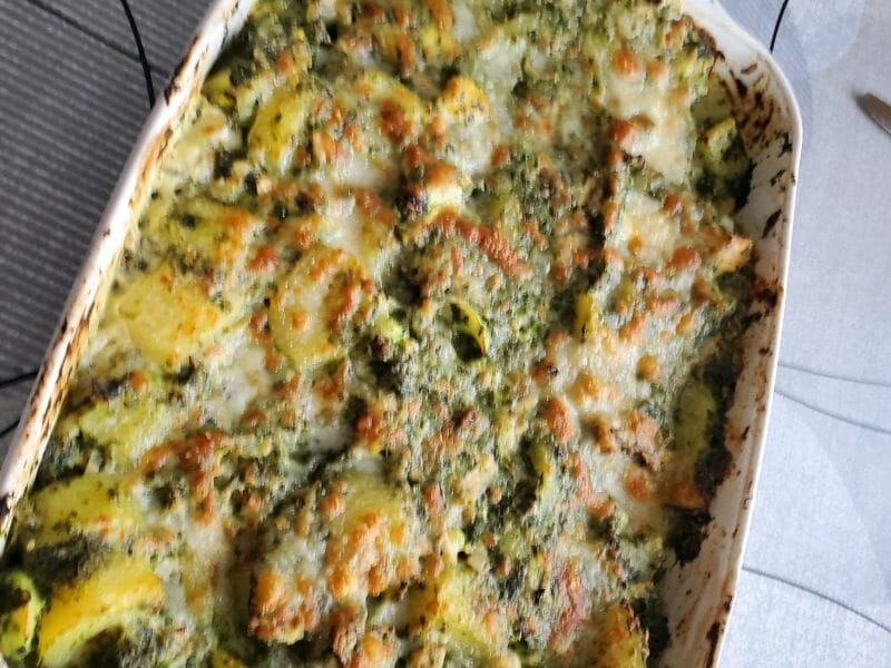 Cliquez pour zoomer ! Gratin de pommes de terre, saumon et épinards Thermomix par laetitia_939