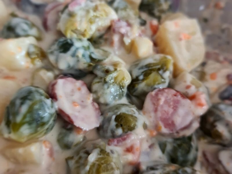 Cliquez pour zoomer ! Potée de choux de Bruxelles Thermomix par Charloose