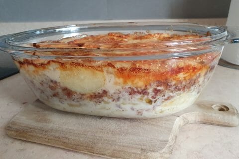 Cliquez pour zoomer ! Gratin dauphinois au confit de canard Thermomix par nanie2584