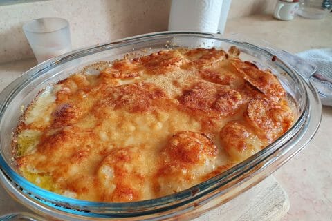Cliquez pour zoomer ! Gratin dauphinois au confit de canard Thermomix par nanie2584