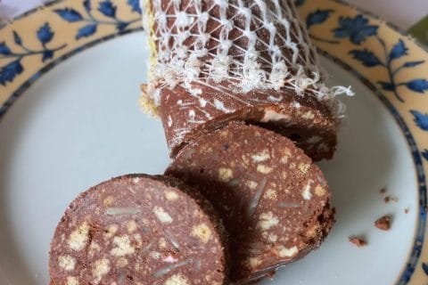 Cliquez pour zoomer ! Saucisson au chocolat Thermomix par vaza29