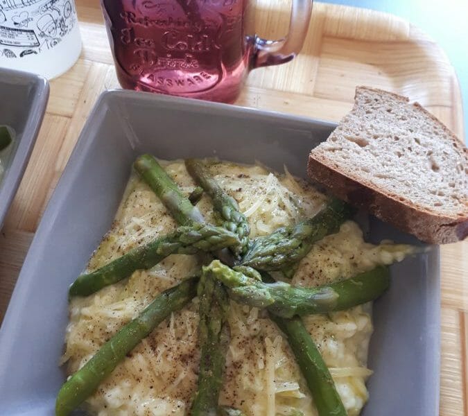 Cliquez pour zoomer ! Risotto aux asperges vertes Thermomix par Suricate