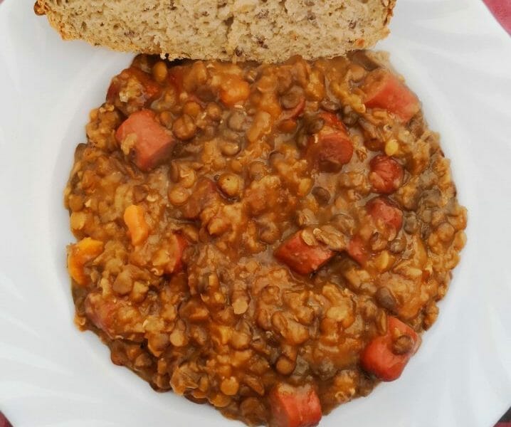 Cliquez pour zoomer ! Lentilles et ses saucisses Thermomix par Kikoo34440