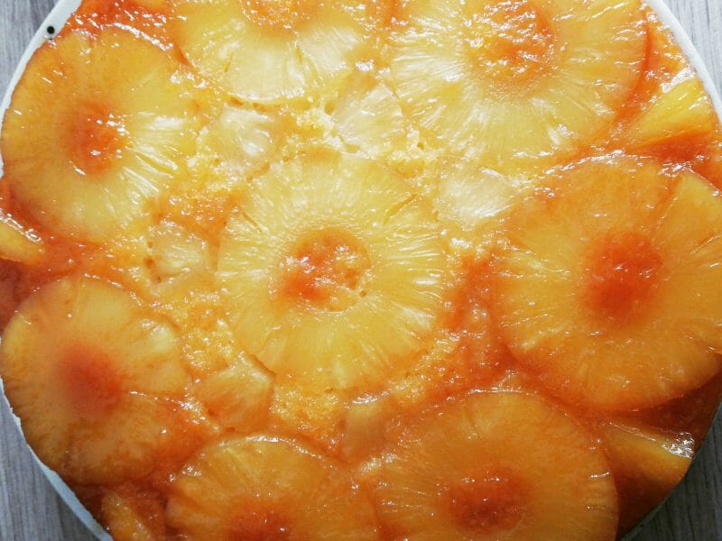 Cliquez pour zoomer ! Gâteau renversé à l’ananas Thermomix par Stefany1977