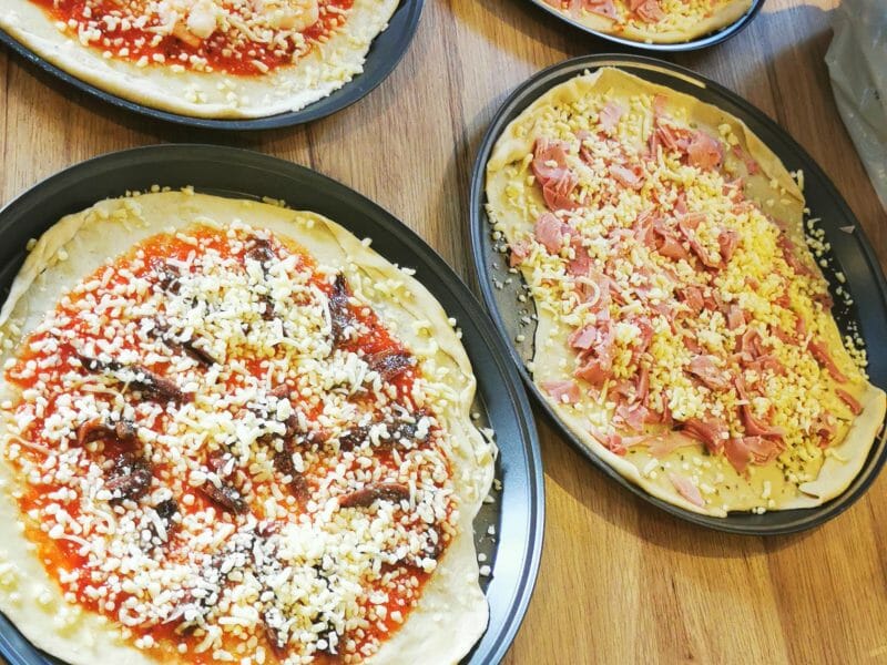 Cliquez pour zoomer ! Pizza capricciosa Thermomix par Aurore sl
