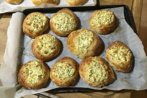Cliquez pour zoomer ! Poğaça – Petits pains Turcs à la Feta au Thermomix