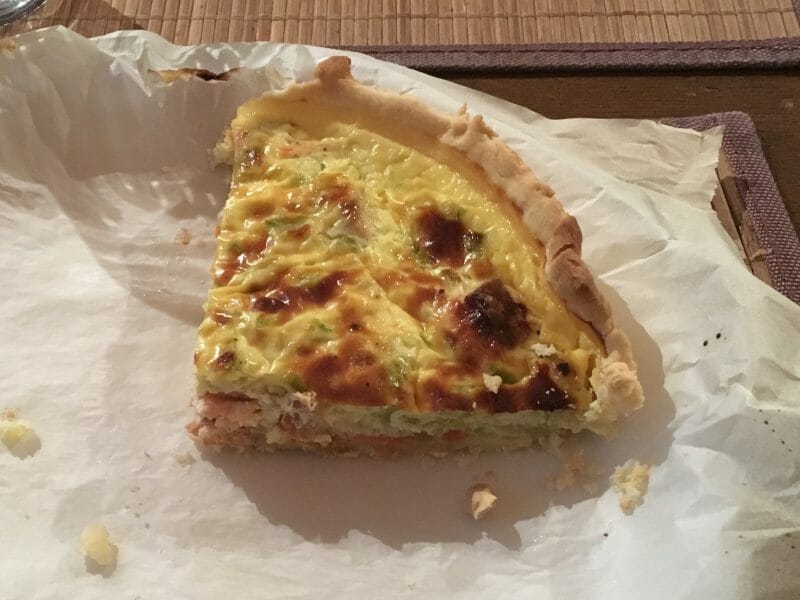 Cliquez pour zoomer ! Quiche saumon et courgettes Thermomix par juma419