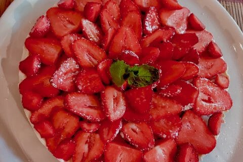 Cliquez pour zoomer ! Tarte aux fraises sans cuisson au Thermomix