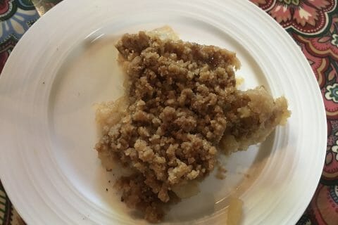 Cliquez pour zoomer ! Crumble pommes, poires et spéculoos au Thermomix