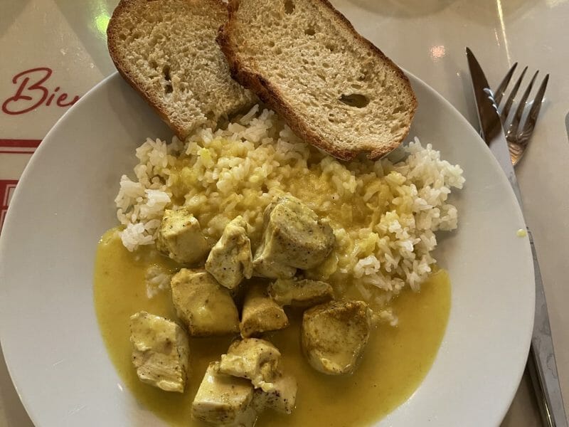 Cliquez pour zoomer ! Blancs de poulet sauce moutarde et curry Thermomix par juma419