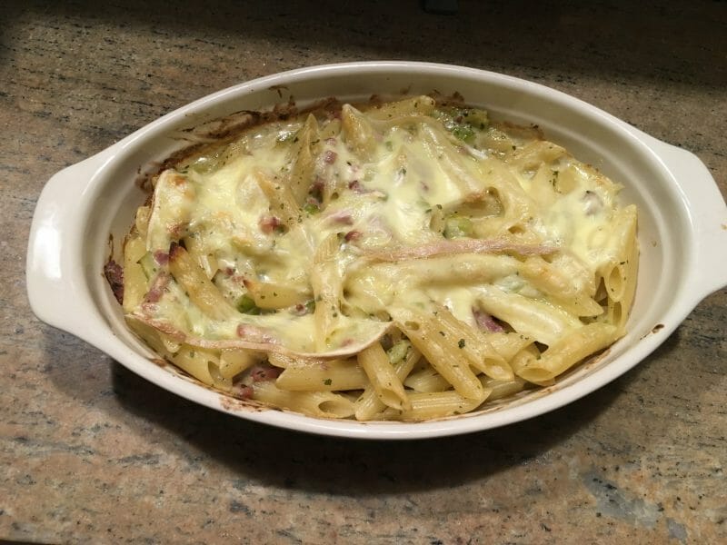 Cliquez pour zoomer ! Gratin de pennes aux champignons Thermomix par juma419