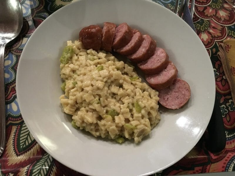 Cliquez pour zoomer ! Risotto de crozets et champignons Thermomix par juma419