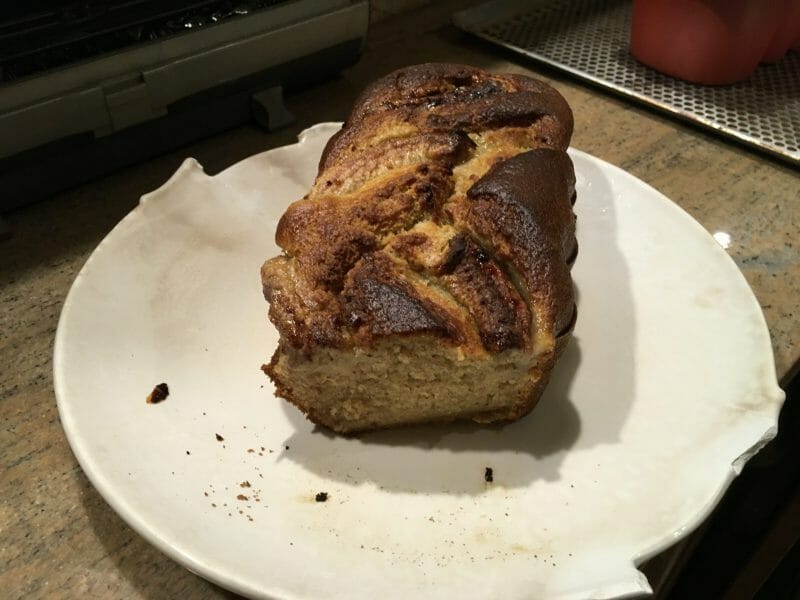 Cliquez pour zoomer ! Cake banane et pépites de chocolat Thermomix par juma419