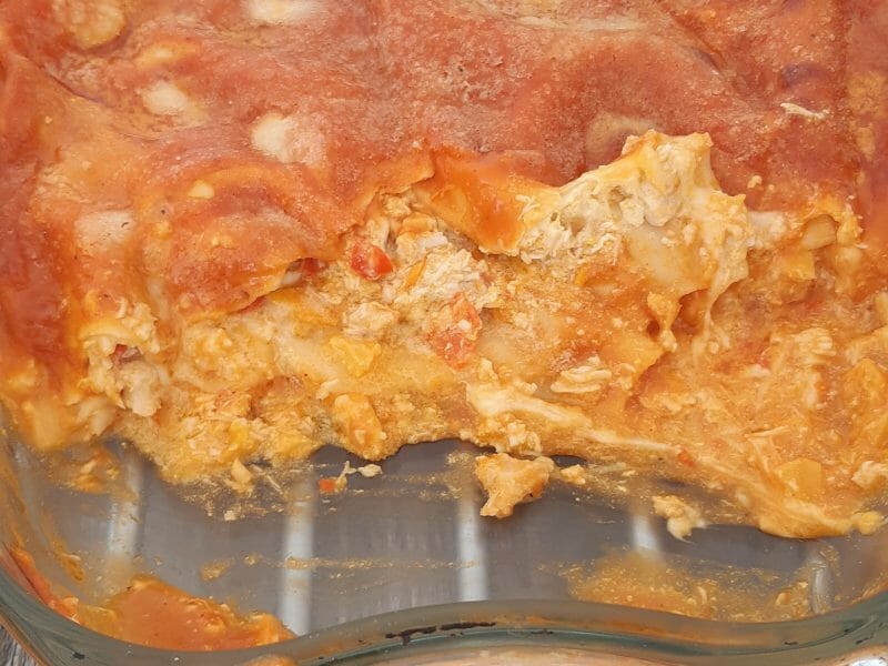 Cliquez pour zoomer ! Lasagnes au poulet et poivrons Thermomix par Mathieu_Virginie