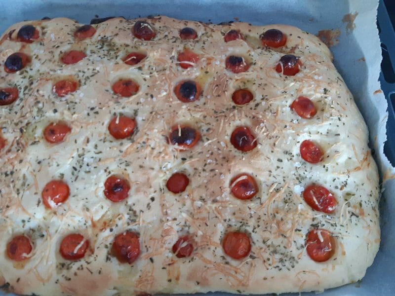 Cliquez pour zoomer ! Focaccia des Pouilles Thermomix par Mathieu_Virginie