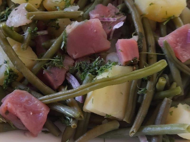 Cliquez pour zoomer ! Salade de haricots verts et tomates cerises Thermomix par mimireille