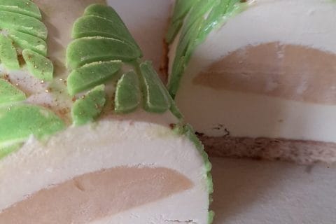 Cliquez pour zoomer ! Bûche vanille praliné Thermomix par mimireille