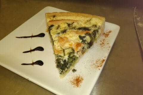 Cliquez pour zoomer ! Tarte épinards, saumon et chèvre Thermomix par mimireille