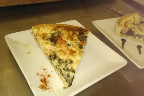 Cliquez pour zoomer ! Tarte épinards, saumon et chèvre Thermomix par mimireille