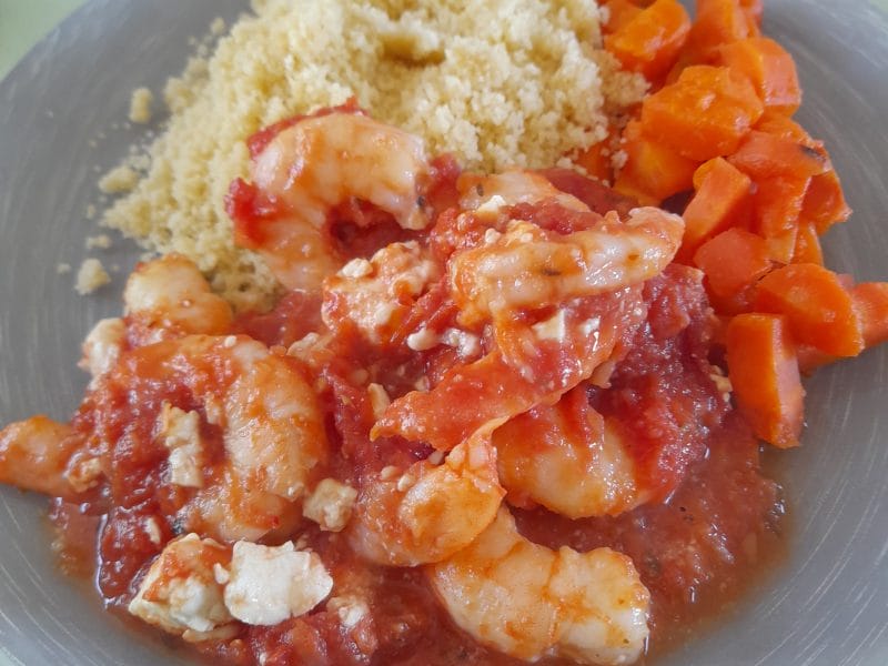 Cliquez pour zoomer ! Crevettes à la grecque Thermomix par mimireille