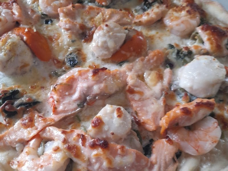 Cliquez pour zoomer ! Pizza terre et mer Thermomix par mimireille