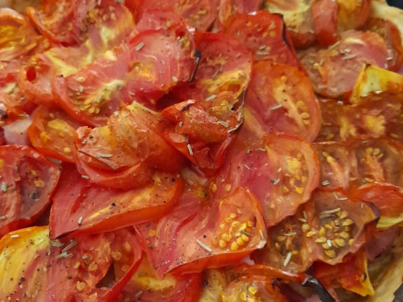 Cliquez pour zoomer ! Tarte tomates et jambon Thermomix par mimireille