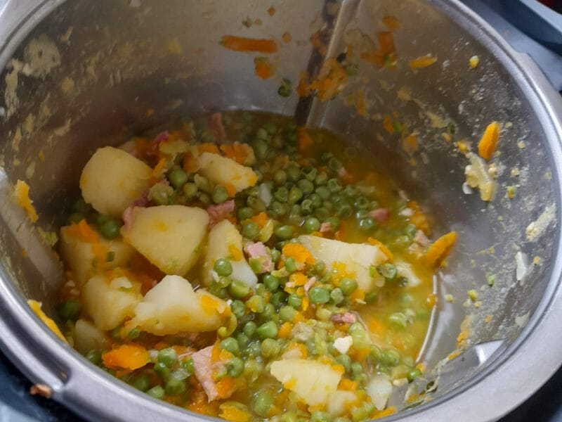 Cliquez pour zoomer ! Jardinière de légumes aux lardons Thermomix par mimireille