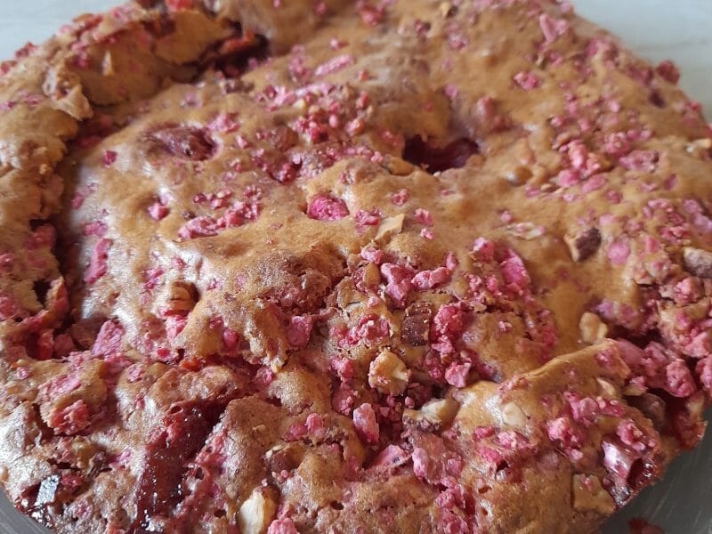 Cliquez pour zoomer ! Gateau lyonnais aux poires et pralines roses Thermomix par mimireille