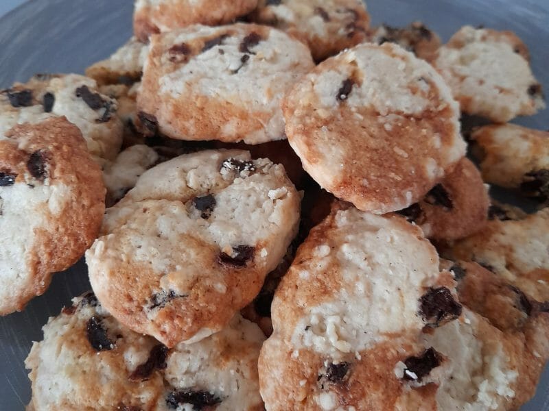Cliquez pour zoomer ! Sablés aux raisins secs et au rhum Thermomix par mimireille