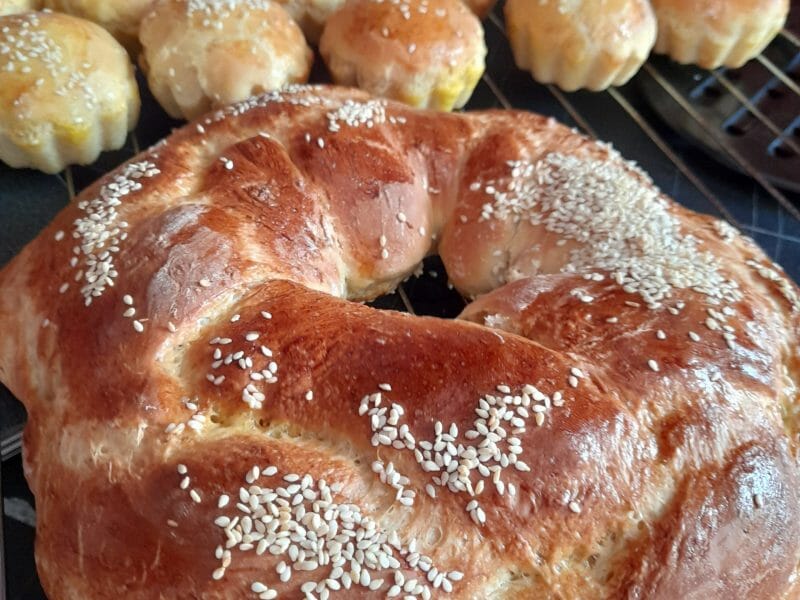 Cliquez pour zoomer ! Hallah – Pain brioché juif Thermomix par mimireille