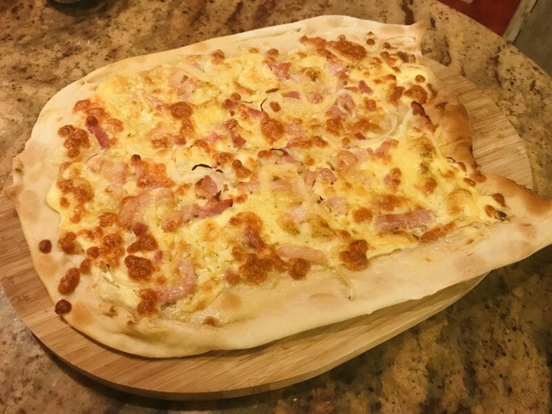 Cliquez pour zoomer ! Flammekueche traditionnelle Thermomix par lablonde28