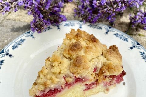 Cliquez pour zoomer ! Crumb cake framboises Thermomix par lo78