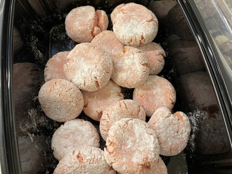 Cliquez pour zoomer ! Craquelés aux biscuits roses de Reims Thermomix par lo78