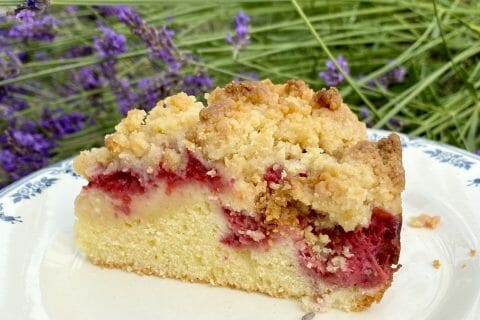 Cliquez pour zoomer ! Crumb cake framboises Thermomix par lo78