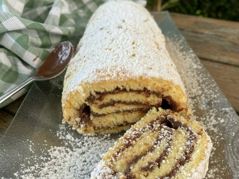 Cliquez pour zoomer ! Roulé au nutella Thermomix par lo78