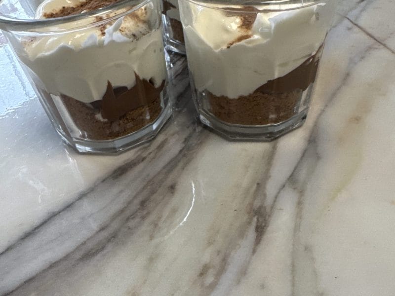 Cliquez pour zoomer ! Verrines spéculoos, nutella et fromage blanc Thermomix par Cepa