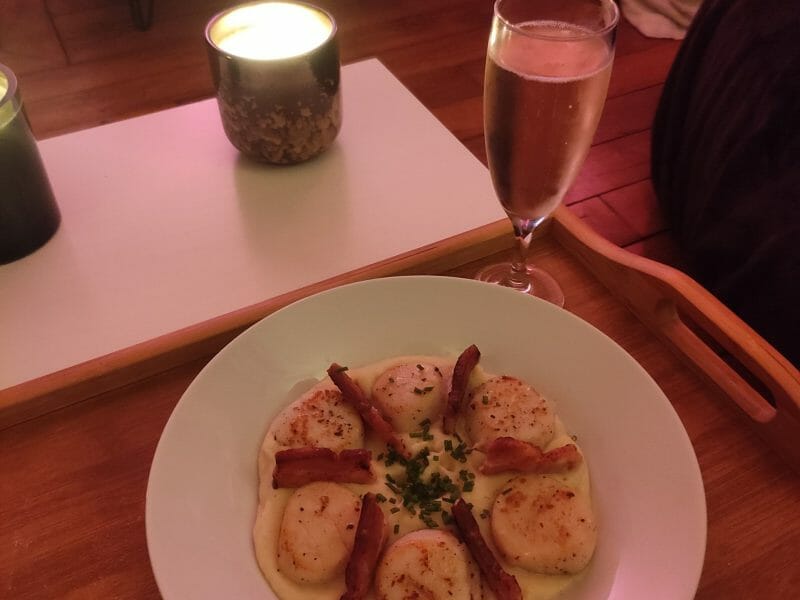 Cliquez pour zoomer ! Saint Jacques snackées sur purée de panais Thermomix par pclement1