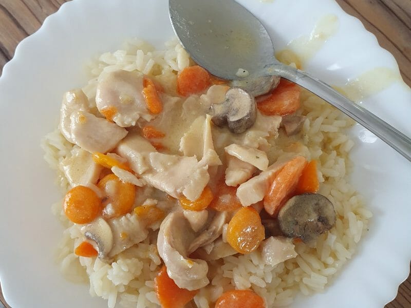 Cliquez pour zoomer ! Blanquette de poulet Thermomix par Tamarina