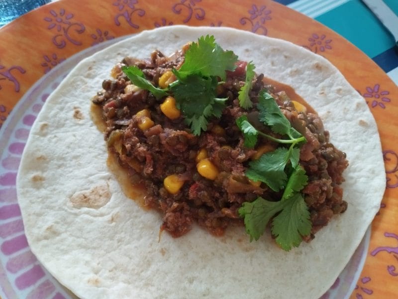 Cliquez pour zoomer ! Lentilles façon chili Thermomix par patou33160