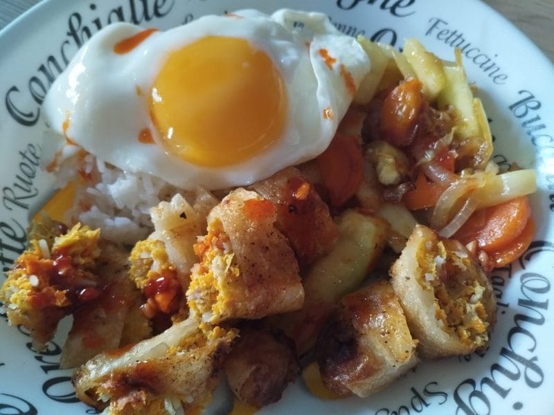 Cliquez pour zoomer ! Bibimbap coréen Thermomix par patou33160