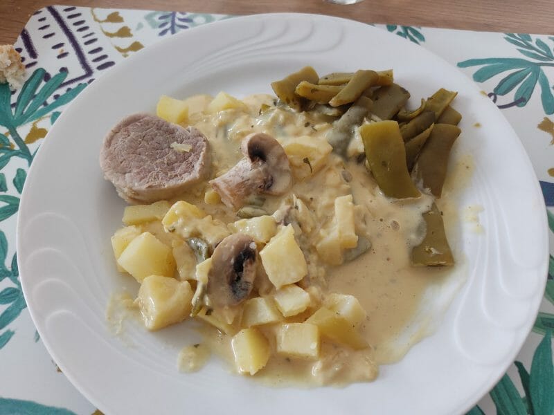 Cliquez pour zoomer ! Filet mignon à la moutarde Thermomix par patou33160