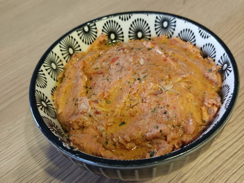 Cliquez pour zoomer ! Rillettes de thon aux tomates séchées Thermomix par patou33160