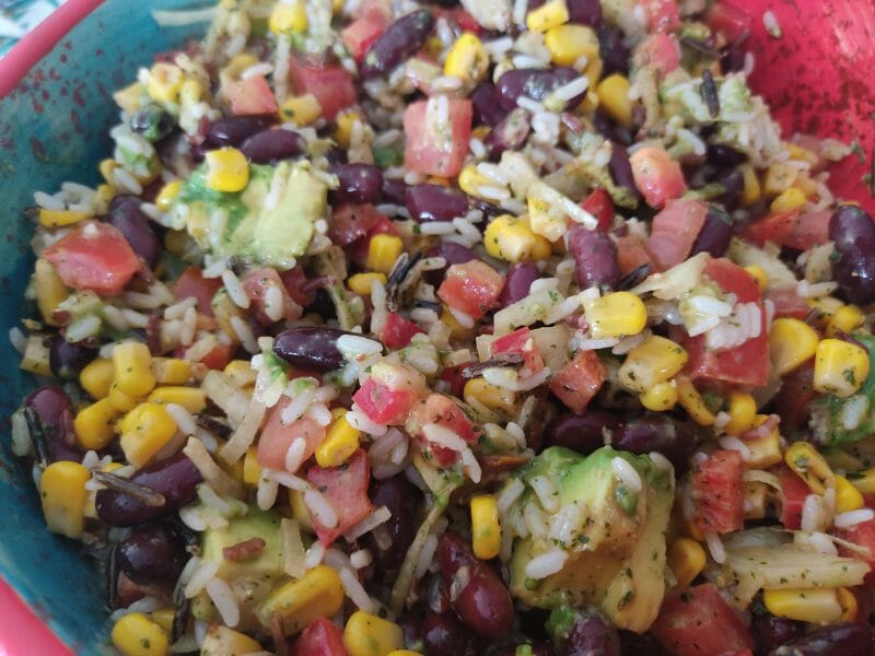 Cliquez pour zoomer ! Salade de quinoa mexicaine Thermomix par patou33160