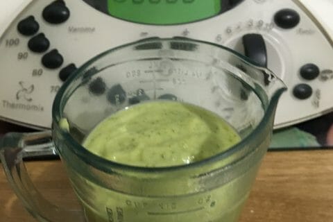 Cliquez pour zoomer ! Farfalle à la crème de courgettes Thermomix par liligwen