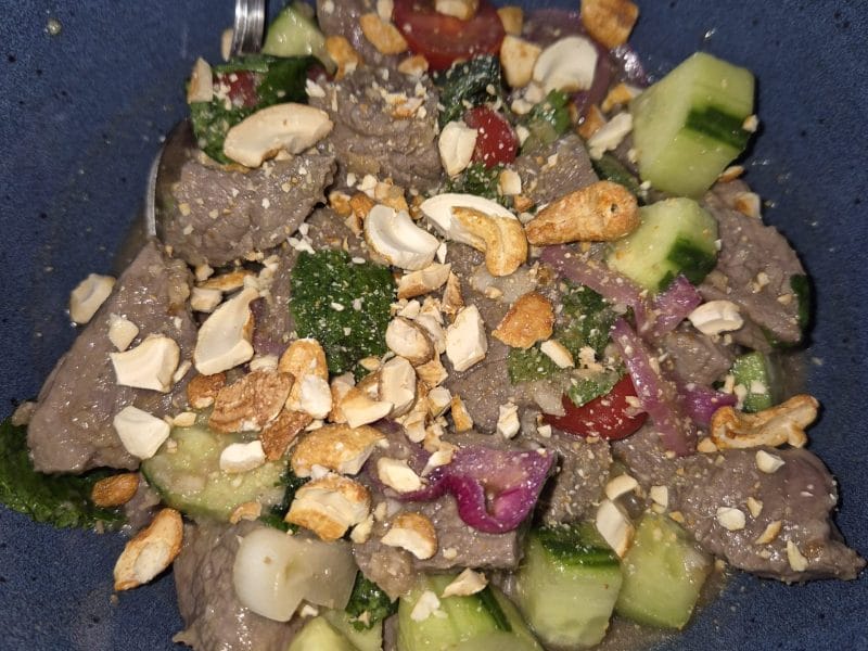 Cliquez pour zoomer ! Salade thaï au boeuf Thermomix par lanceclem