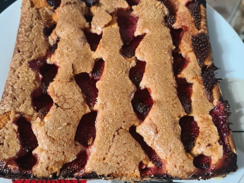 Cliquez pour zoomer ! Gâteau aux fraises Thermomix par lanceclem