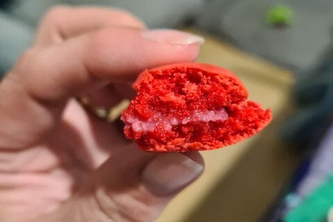 Cliquez pour zoomer ! Ganache framboises pour macarons Thermomix par lanceclem