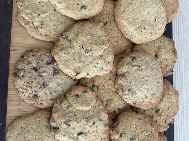 Cliquez pour zoomer ! Cookies noix de cajou et chocolat Thermomix par Heedless Mirror