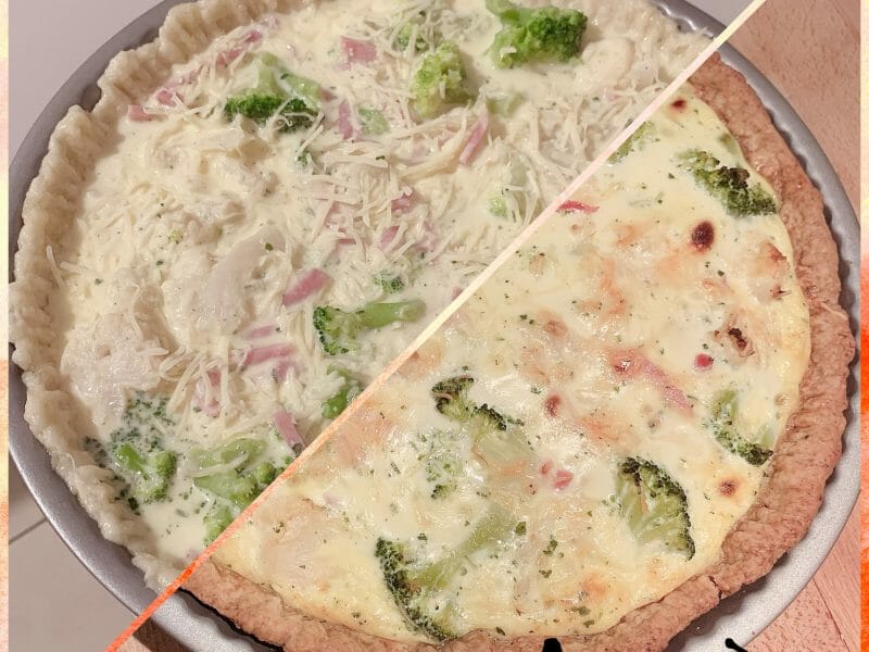 Cliquez pour zoomer ! Quiche au brocoli et jambon Thermomix par Heedless Mirror