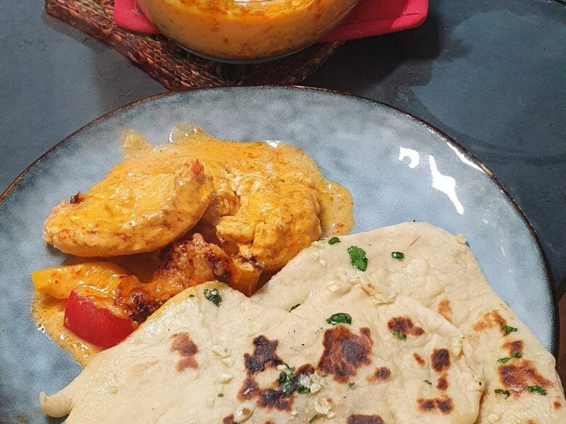 Cliquez pour zoomer ! Poulet à la crème de poivrons Thermomix par yann_84